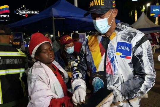 Saime atendió a más de 190 personas en operativo "Amor al Prójimo"