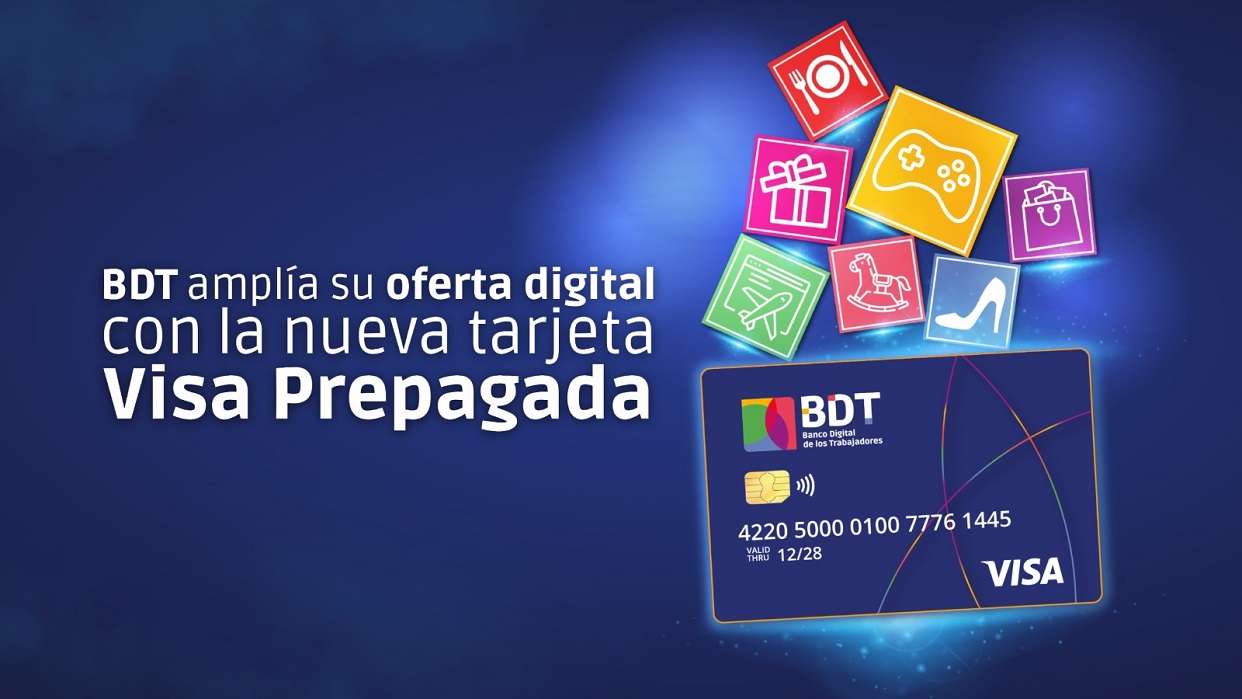 BDT amplía su oferta digital con la nueva Tarjeta Visa Prepagada