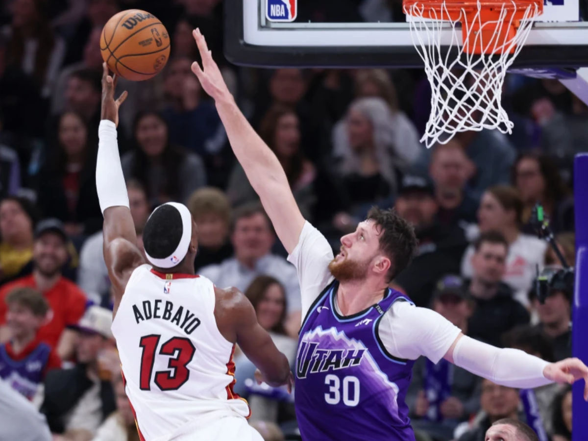 Adebayo brilló en victoria del Heat frente al Jazz