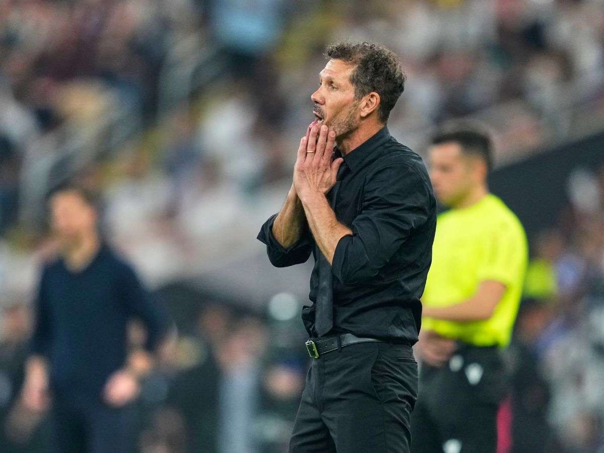Simeone pidió disculpas a Vinicius y Florentino
