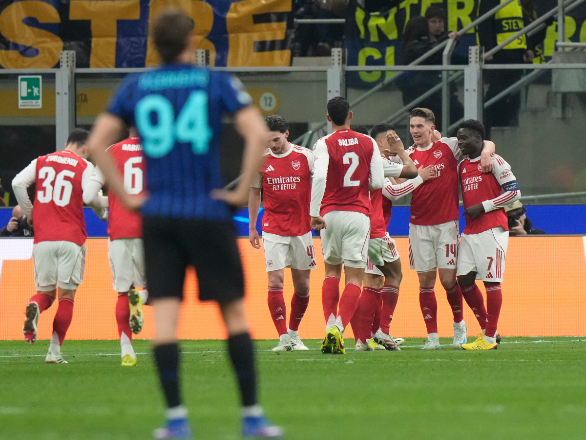 El Arsenal venció al Inter y sigue perfecto en la Champions