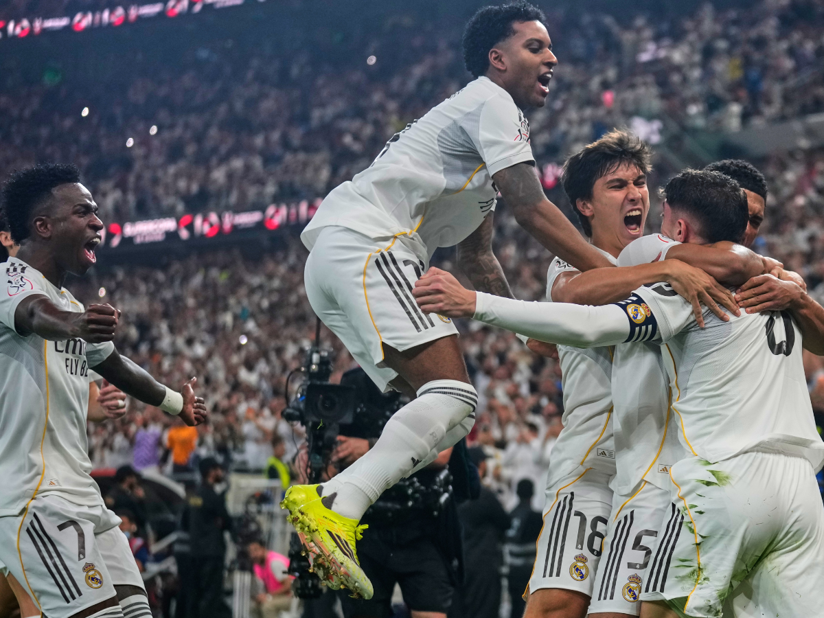 El Real Madrid avanzó a la final de la Supercopa