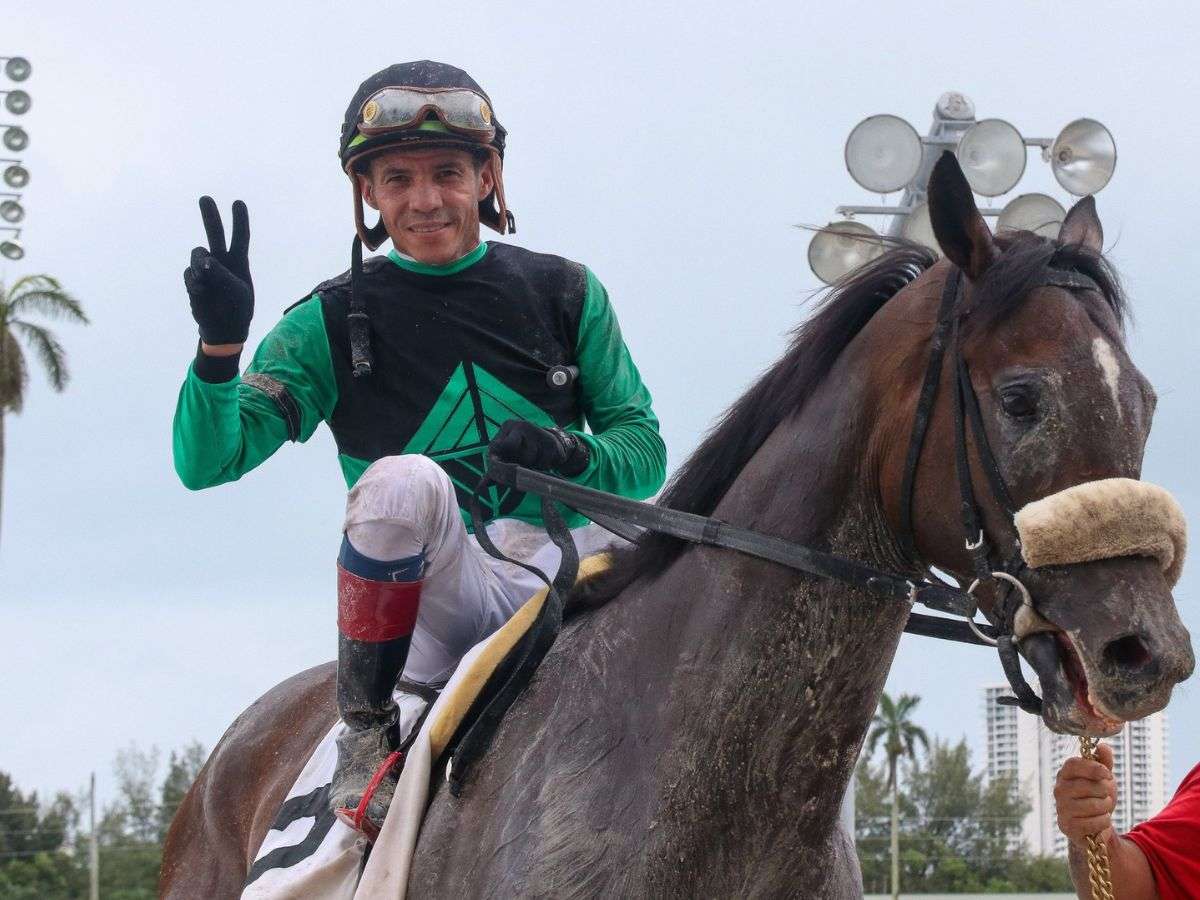Emisael Jaramillo está imparable en Santa Anita