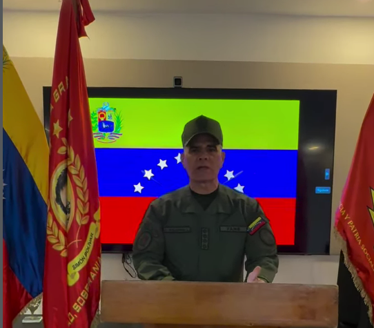 Mensaje de Vladimir Padrino López ministro de la Defensa de Venezuela ante los ataques de Estados Unidos