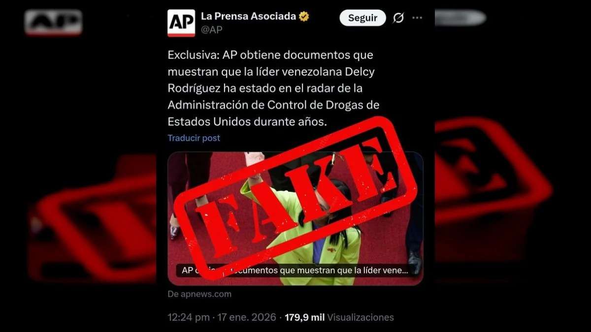 Gobierno alerta sobre nueva campaña de manipulación contra la presidenta encargada