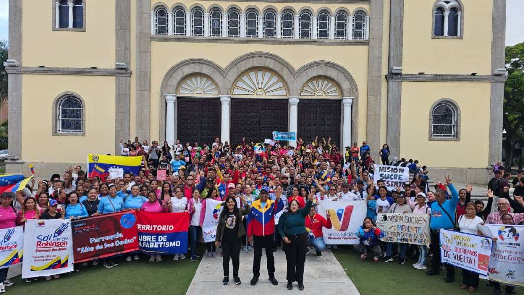 Trabajadores del Sistema de Misiones exigen la libertad de Maduro en Monagas