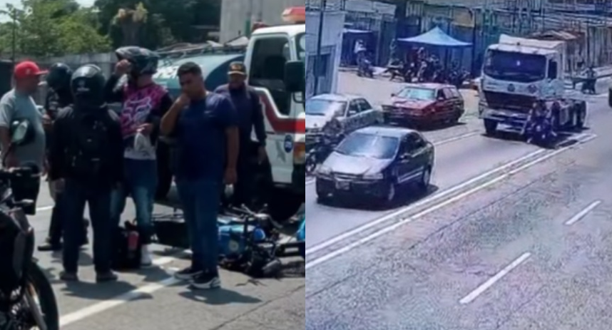 Profesora que iba en una moto fue arrollada y aplastada por una gandola en Carabobo