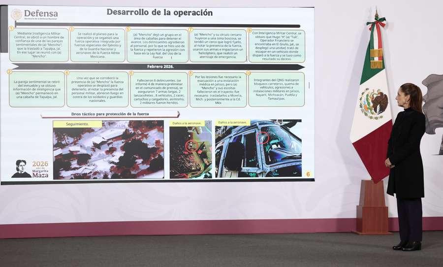 Gobierno mexicano revela detalles del operativo realizado en Jalisco