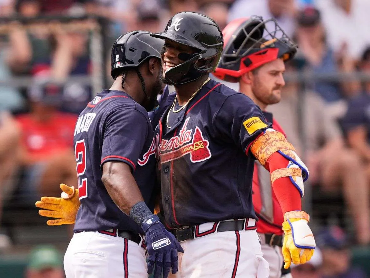 Acuña se hizo sentir en la paliza de Atlanta