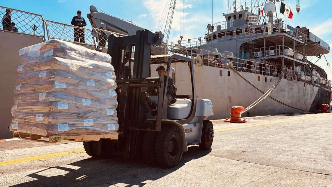 México envía más de 800 toneladas de asistencia humanitaria a Cuba
