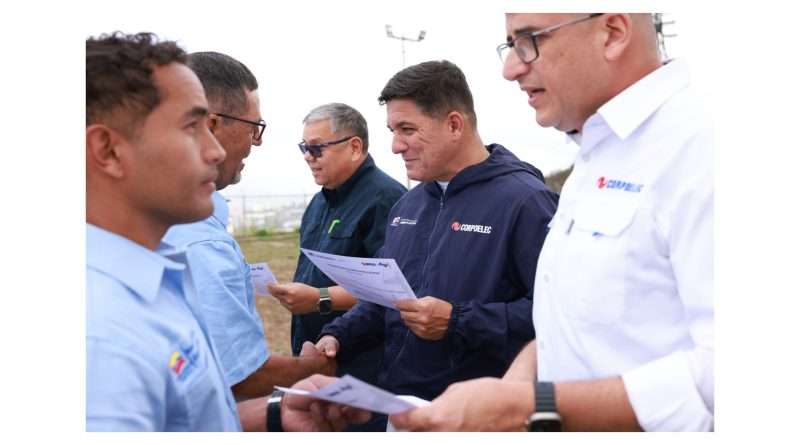 Certificados 261 trabajadores como Operadores de Subestaciones Eléctricas