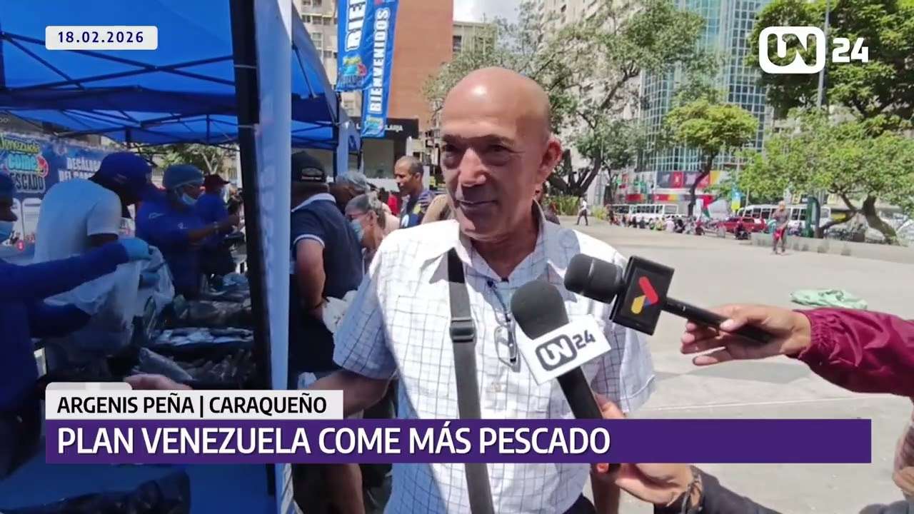 Plan Venezuela come más pescado llega a La Candelaria