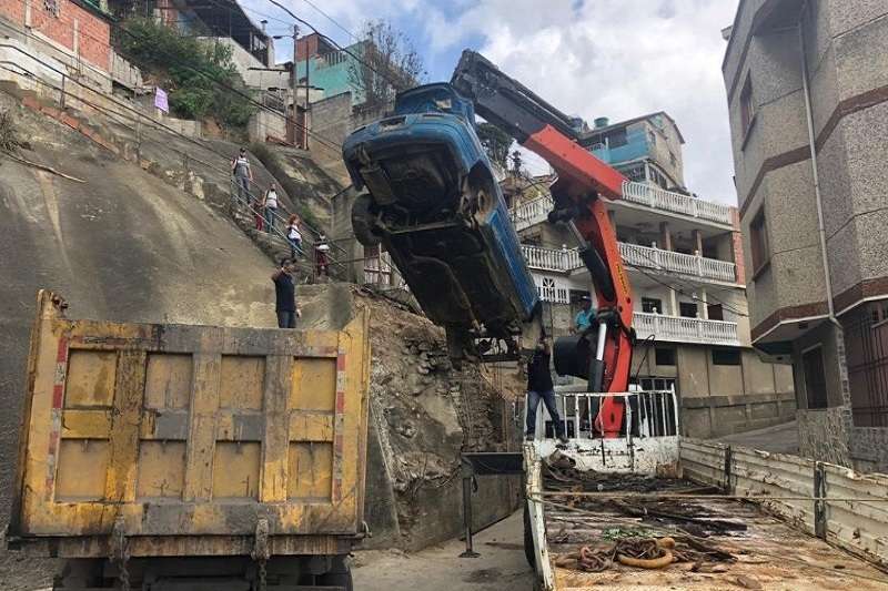 Casi 2 toneladas de chatarras han sido recolectadas en Caracas