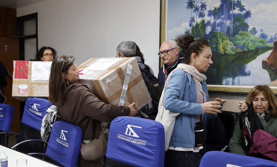 Llegó a Cuba primer grupo del Convoy Nuestra América con ayuda humanitaria