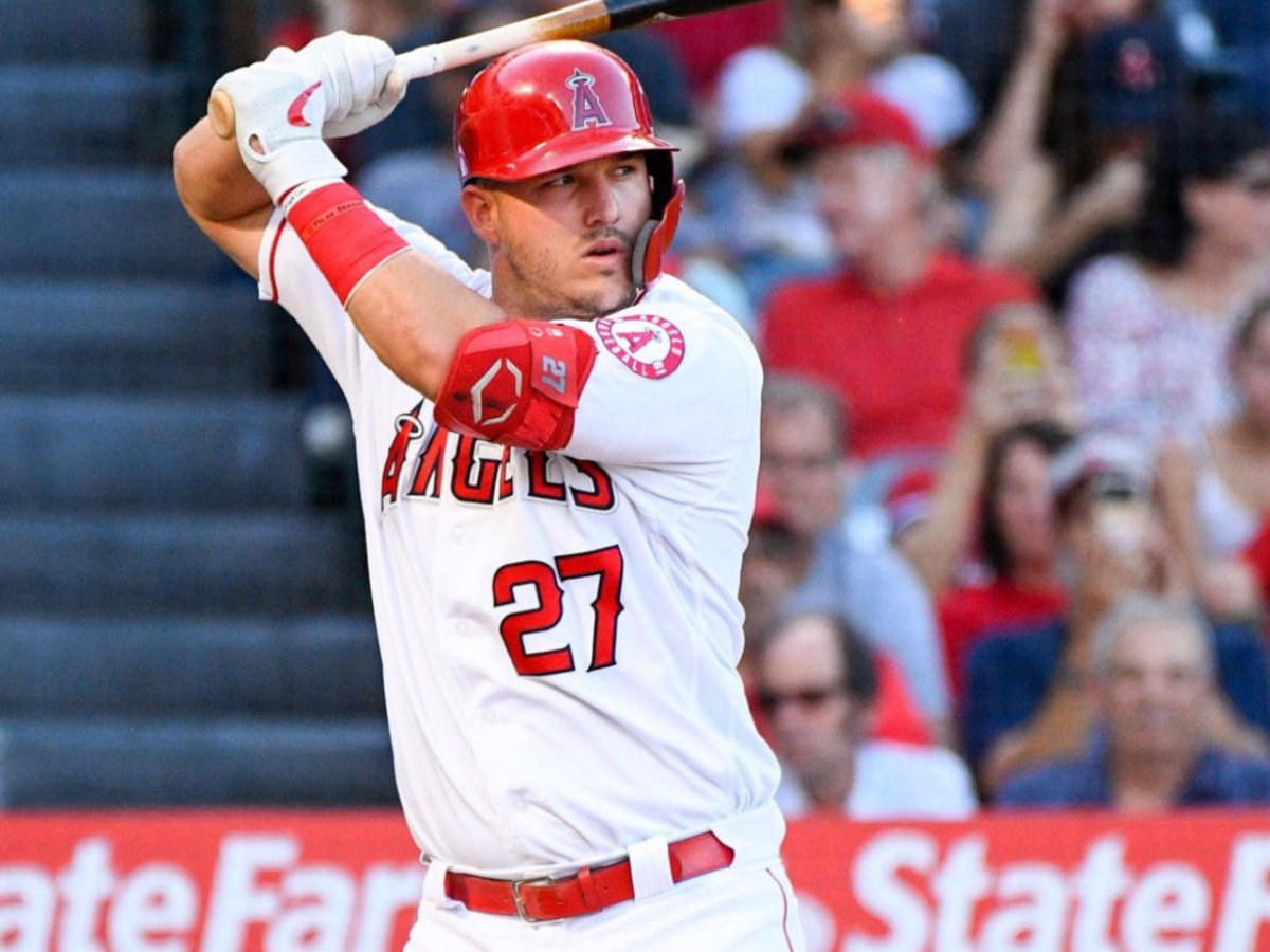 Mike Trout con baja producción en la primavera