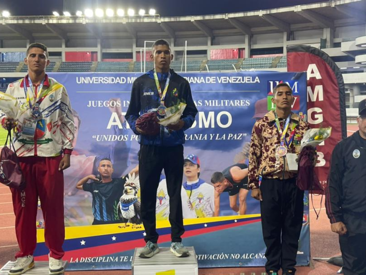 Ejército comanda medallero en el atletismo