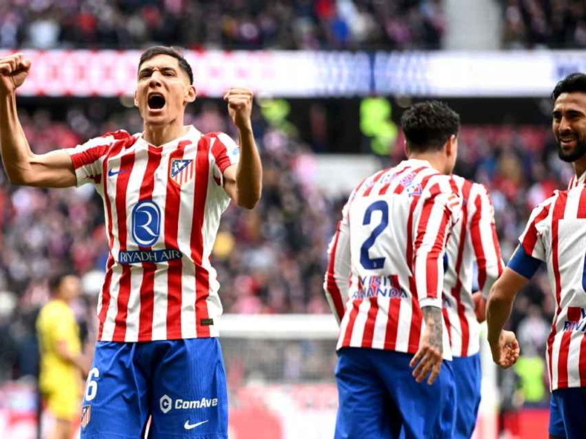 Nahuel Molina le dio la victoria al Atlético de Madrid