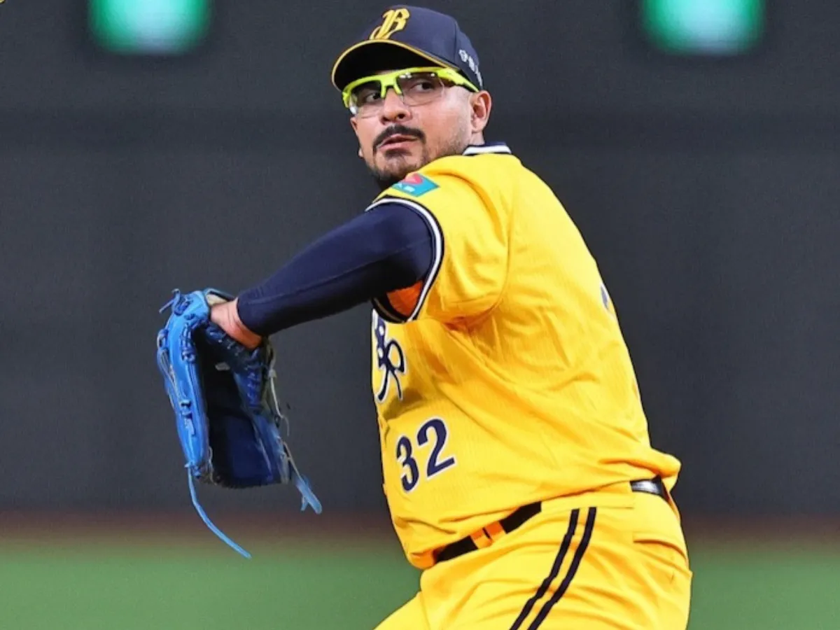 Nivaldo Rodríguez sin decisión en inicio del beisbol taiwanés