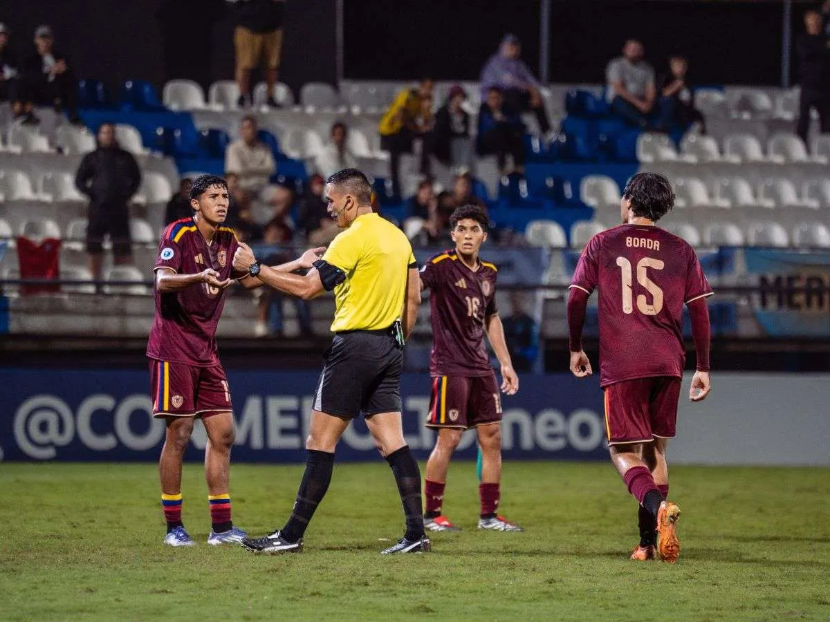 Venezuela tropezó ante Argentina en el Sudamericano Sub 17