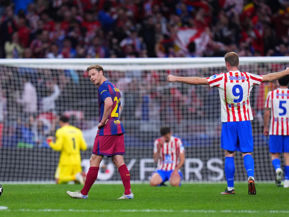 De Jong: "en algún momento la suerte debe caer de nuestro lado"