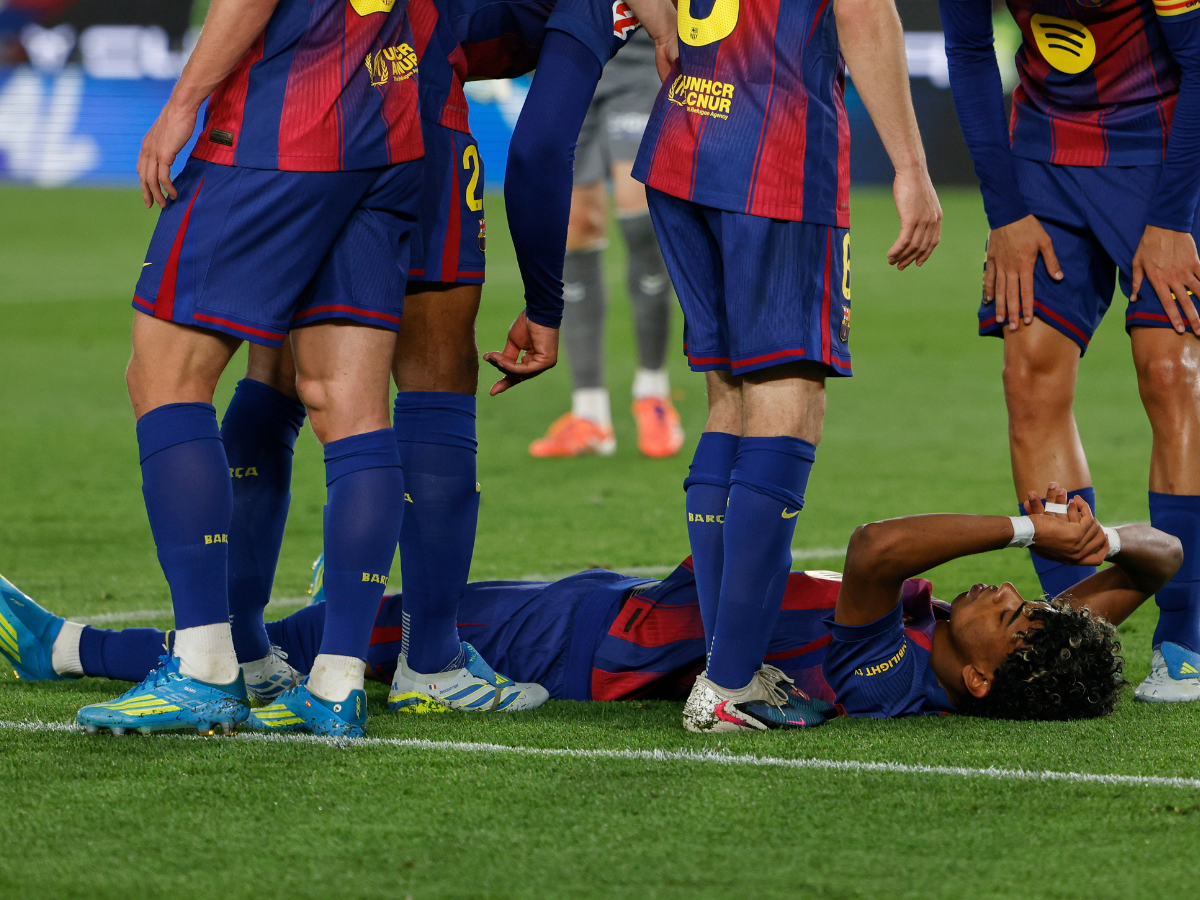 Lamine Yamal prende las alarmas en el Barcelona