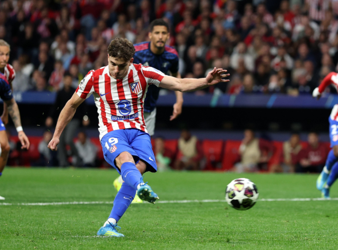 Atlético de madrid y Arsenal empatan 1-1 en la ida de la semifinal