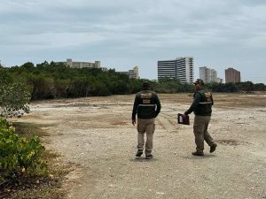 Minec realiza evaluación técnica por afectación de manglares en la Laguna del Morro