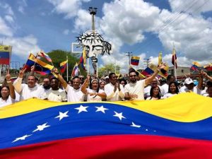 Gran Peregrinación Nacional «Venezuela sin sanciones y en paz» llegó a Caracas