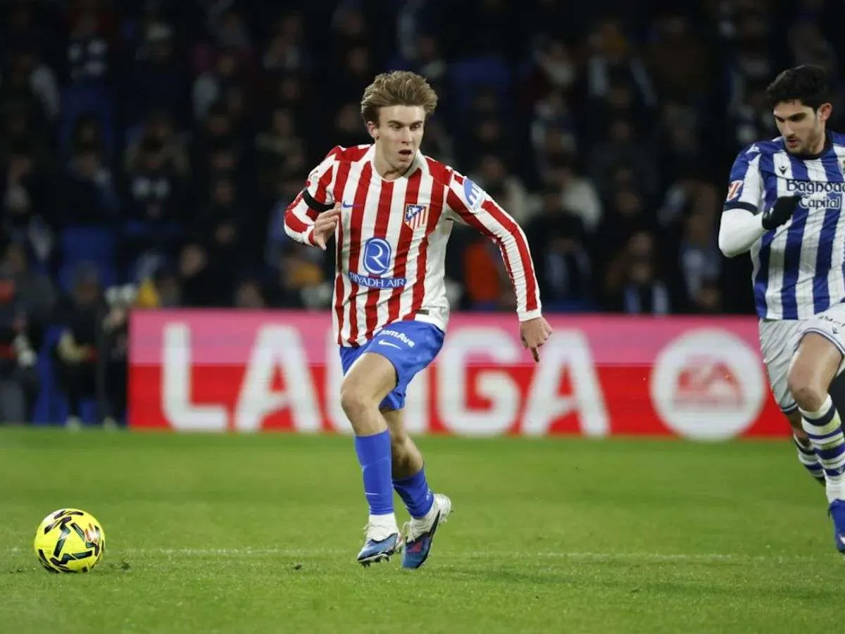 Atlético confirma la baja de Pablo Barrios