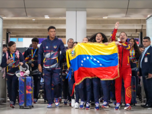 Delegación suramericana juvenil recibida por todo lo alto