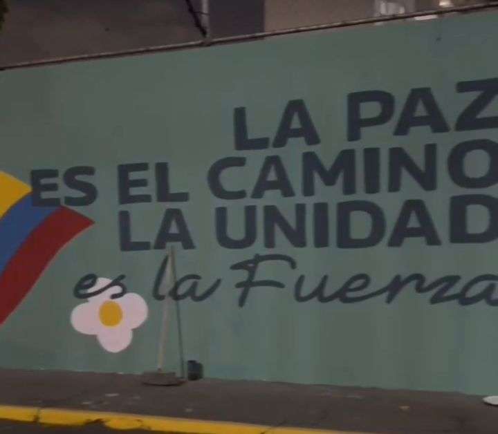 Realizan diez murales en Caracas en honor a la peregrinación nacional