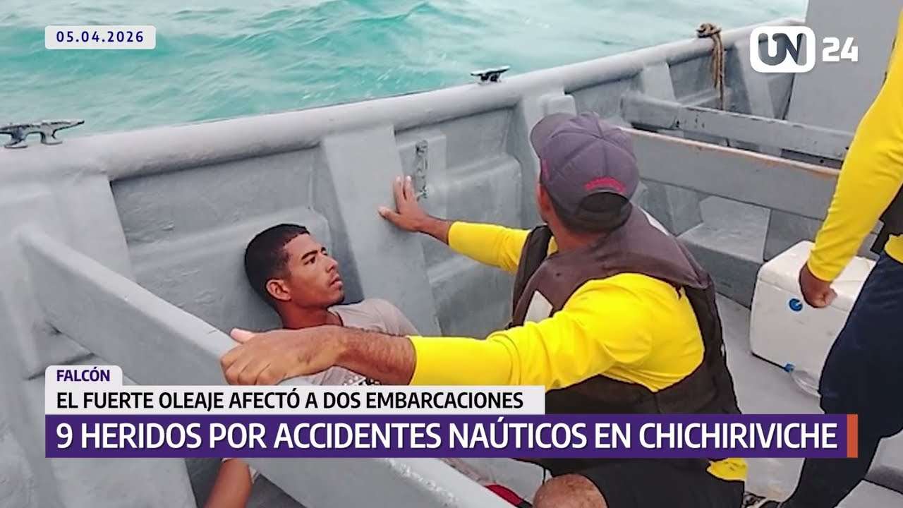 Nueve heridos dejan accidentes naúticos en Chichiriviche