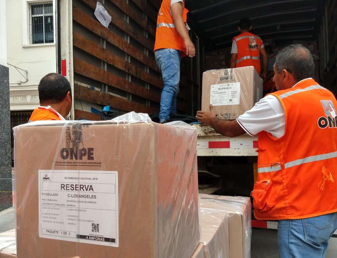 Ente electoral de Perú resguardará toneladas de votos ante “clima de desconfianza”