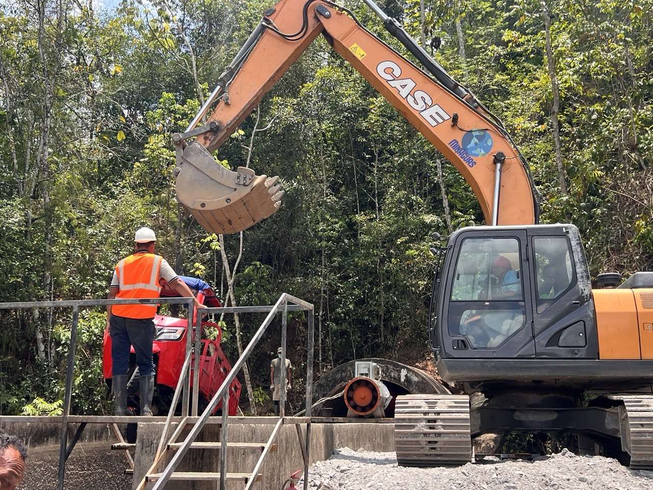 Más de 950 m³ de roca han sacado del túnel trasvase del Turimiquire