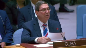 Canciller de Cuba denuncia bloqueo total de EEUU