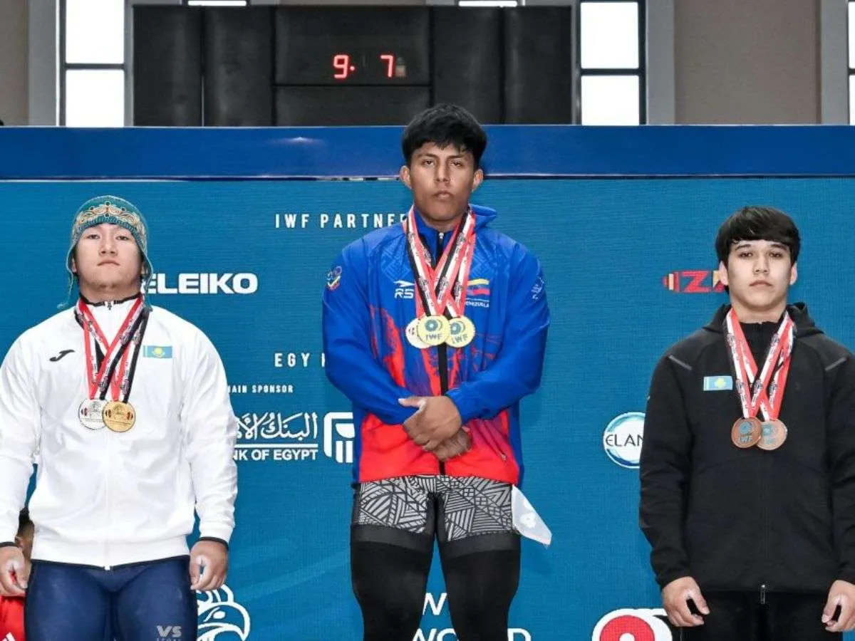 Halterofilia criolla brilló en el Mundial Junior
