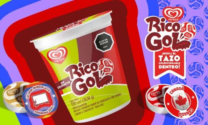 Tío Rico sacó un helado de chocolate para disfrutar en la Copa Mundial