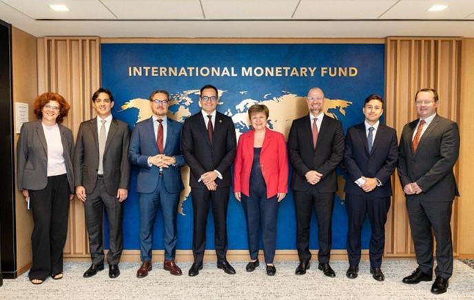 El equipo económico venezolano se reunió con la directiva del Fondo Monetario Internacional