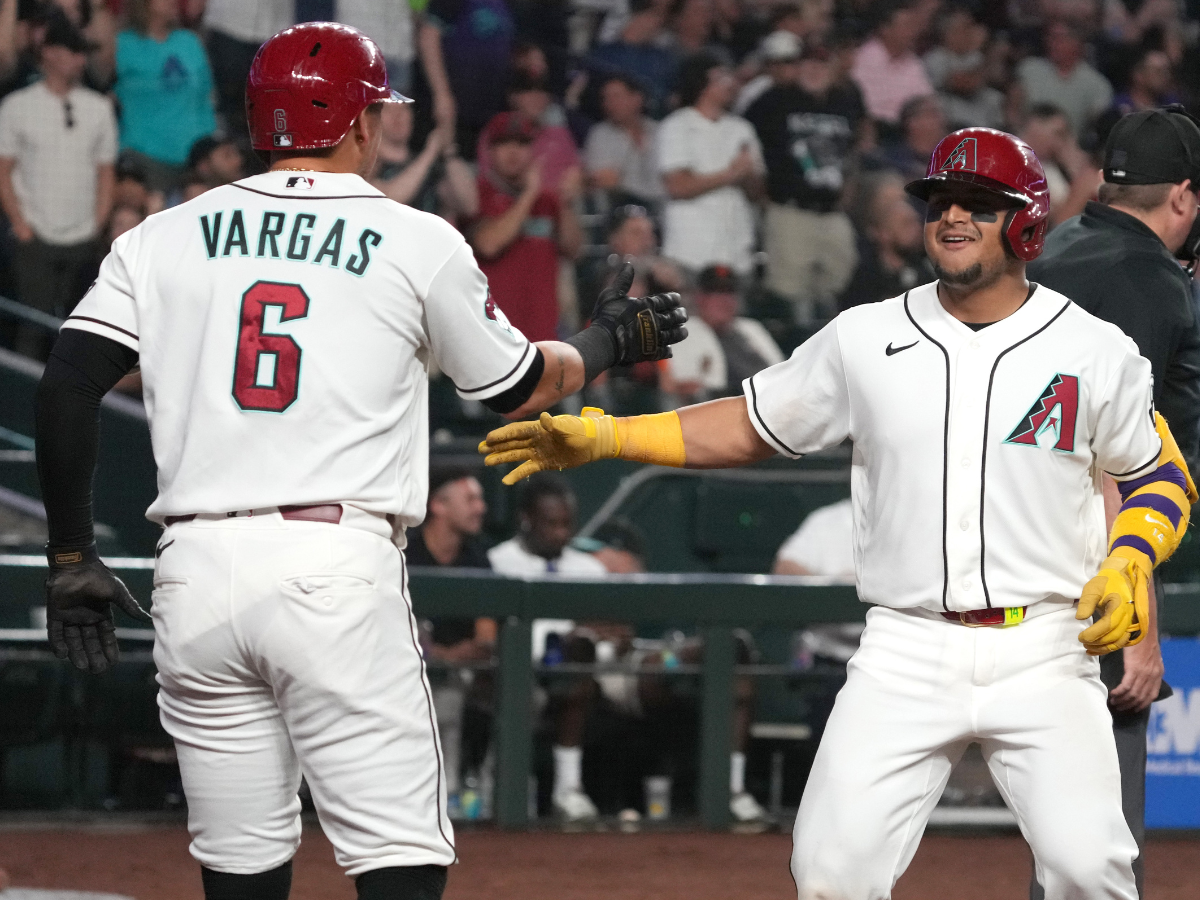 Gabriel Moreno no se quedó atrás en festín de Dbacks