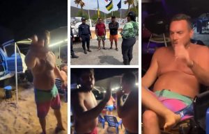 Detienen a hombres del video viral que fueron encarados en playa de Guanta por tener la música alta