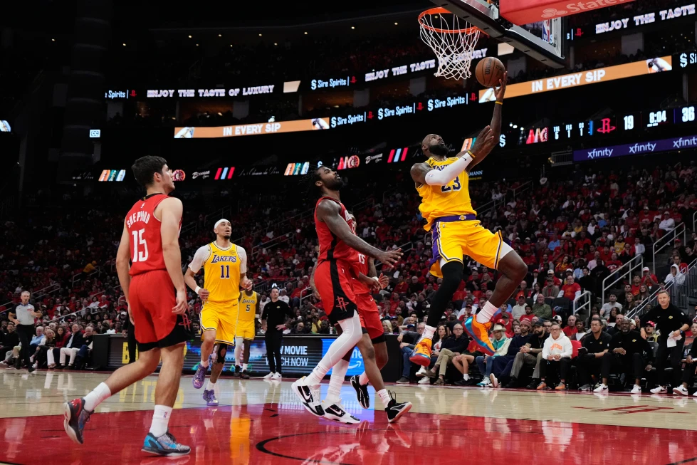 Lakers eliminan a los Rockets de los Playoffs