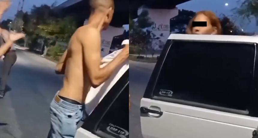 Pareja se viralizó en Maracay tras provocar un accidente mientras mantenía relaciones
