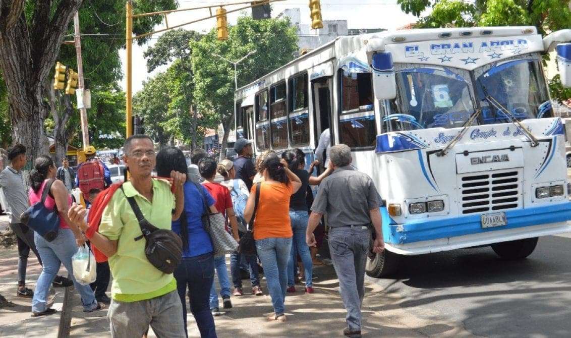 Pasaje urbano mínimo se fija en 140 bolívares a partir del primero de junio