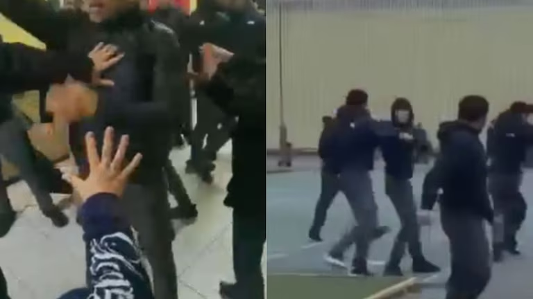 Batalla campal en un liceo en Chile dejó seis profesores heridos y 17 escolares detenidos