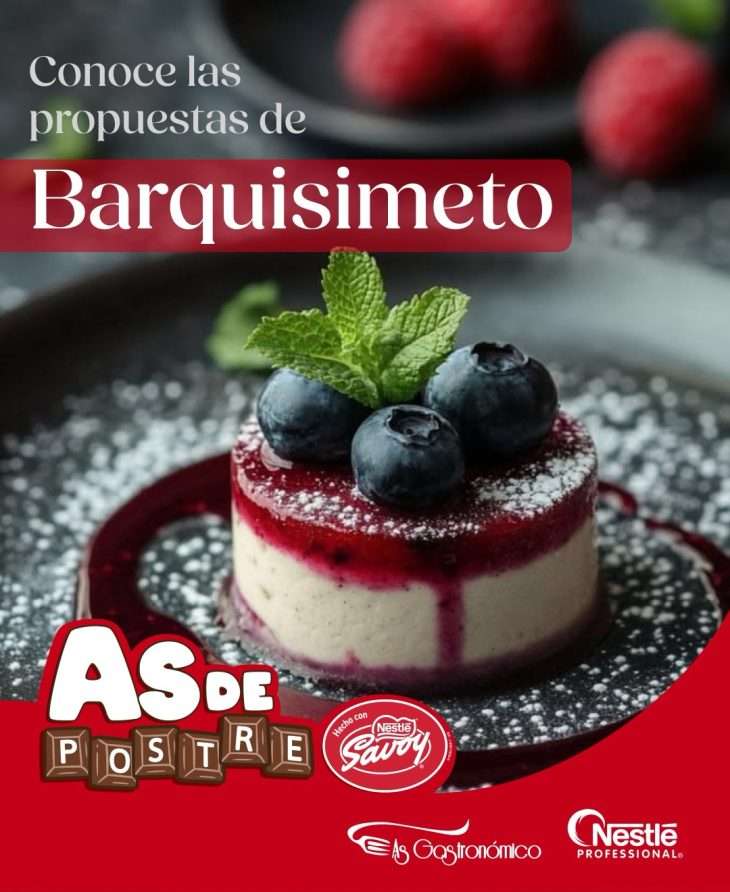 Estos postres con chocolate Savoy compiten en Barquisimeto