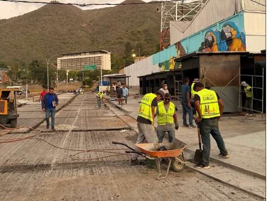 Avanzan trabajos de construcción del nuevo bulevar de Antímano