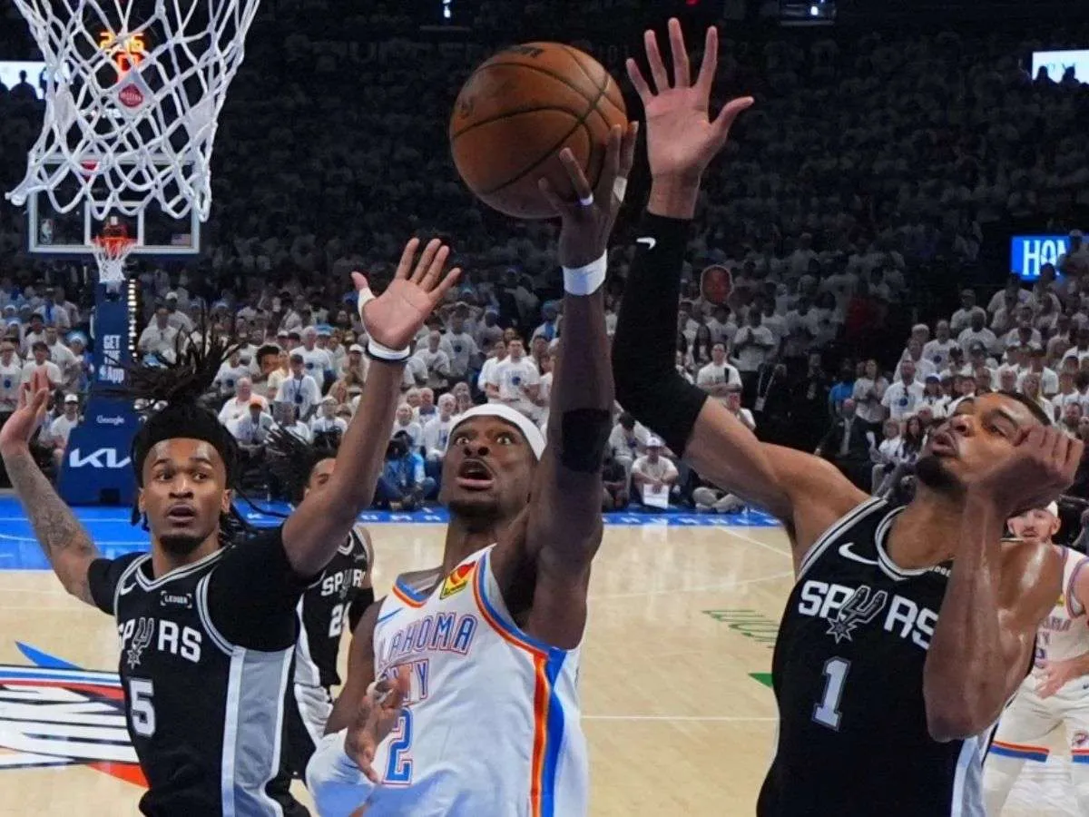Thunder vence a Spurs y queda a un triunfo de las Finales de la NBA