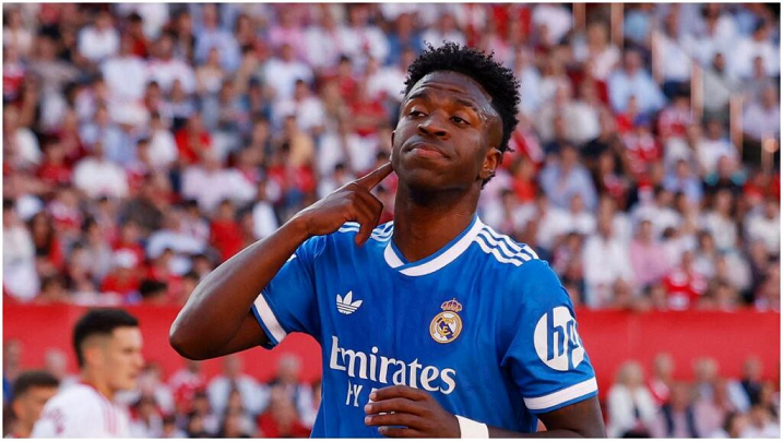 Real Madrid supera 1-0 al Sevilla con gol de Vinicius