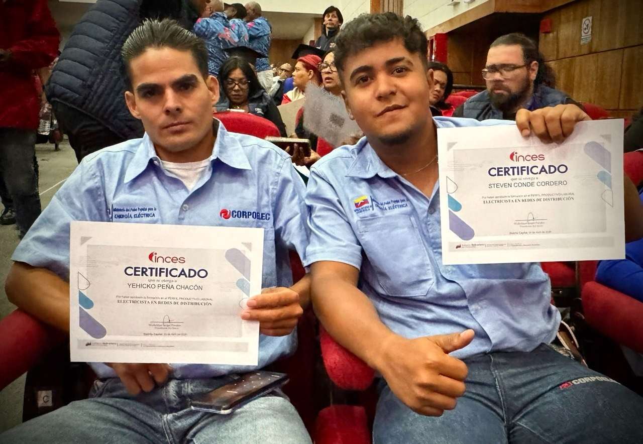 Inces acreditó y certificó a 7.871 trabajadores de todo el país