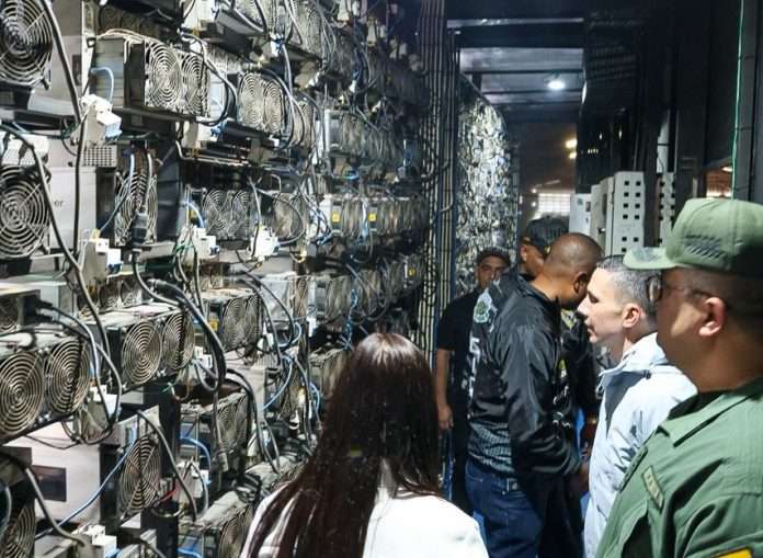 Desmantelada granja de criptomonedas digital en Aragua